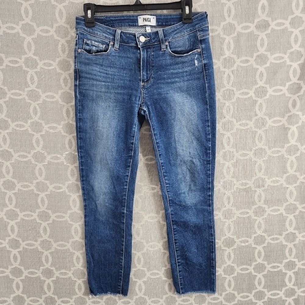 Paige Kylie Crop Raw Hem Women's Jeans 27